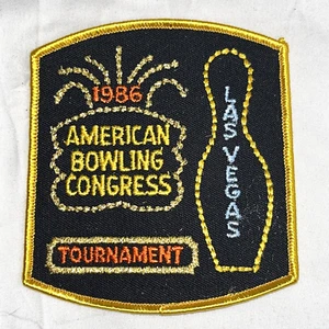 American Bowling Congress Patch 1986 Tournament ABC Las Vegas Nevada - Picture 1 of 3
