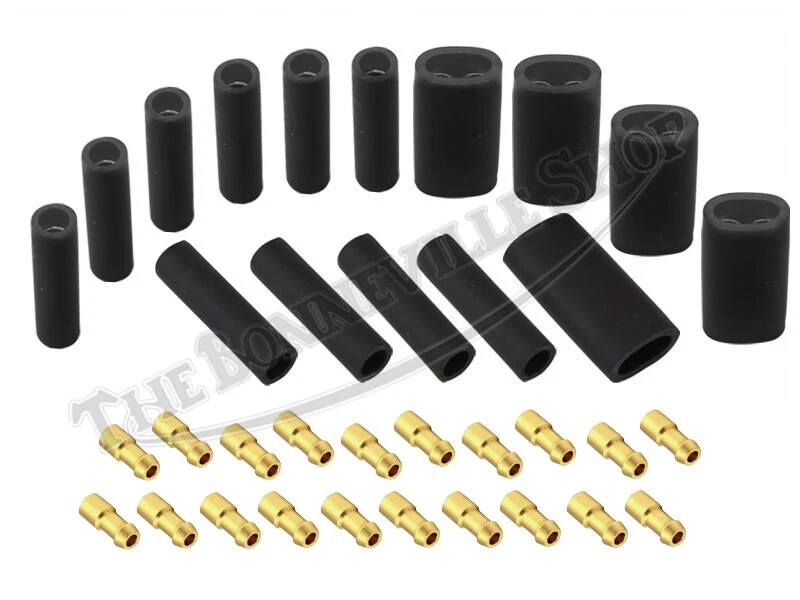 Lucas Connector Assortment Triumph Norton BSA Brass (2mm) Bullet Sleeves PN# ... - Imagen 1 de 1