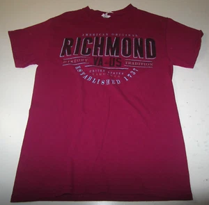 GILDAN GIRLS SHORT SLEEVE T-SHIRT RICHMOND VIRGINIA ROSE SMALL!! - Picture 1 of 3