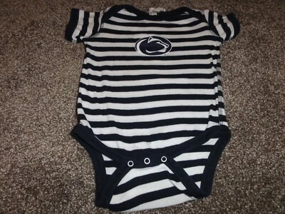 CAMISA BODY BEBÉ 12 MESES AZUL Y BLANCO PENN STATE DE PIELES DE CONEJO Foto 1 de 4
