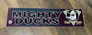 PEGATINA DE PARACHOQUES VINTAGE ANAHEIM MIGHTY DUCKS NHL WINCRAFT 12" X 3" DEFECTO - Imagen 1 de 12