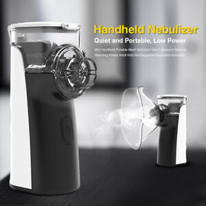 Portable Mini Travel Inhaler Rechargeable Humidifier Ultrasonic Mist Respirator