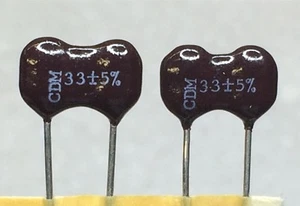 CDA15ED330JO3 CDE Cap Mica 33pF 500V 5% RADIAL 25 PIECES - Picture 1 of 1