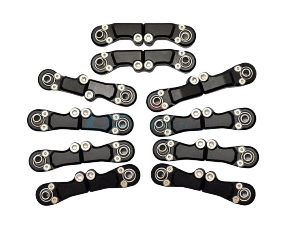 GPM Racing Alu Kugelpfannen komplett schwarz für Axial SCX6 GPMSCX6162-BEBK  - Bild 1 von 1