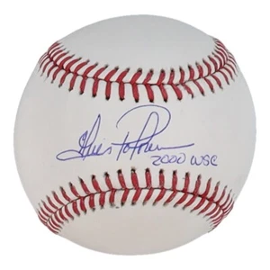 Luis Polonia Signed Baseball Inscribed 2000 World Series Champs Jsa  - Picture 1 of 1