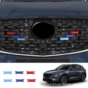 Front Grille Grill Decoration Sequins Cover Trim For 2022 2024 Mazda CX-5 CX5 - Picture 1 of 8