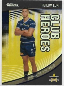 2022 Nrl Traders Club Heroes Case Card (CHP18) Heilum LUKI Cowboys 27/30 - Picture 1 of 1