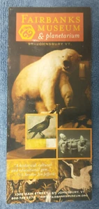 Fairbanks Museum & Planetarium, St Johnsbury, VT Vermont Travel Brochure Card - Picture 1 of 2