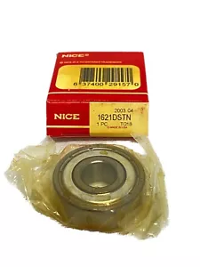 New NICE 1621DSTN Non-Fill Slot Deep Groove Ball Bearing 1/2" ID 1-3/8" OD - Picture 1 of 6