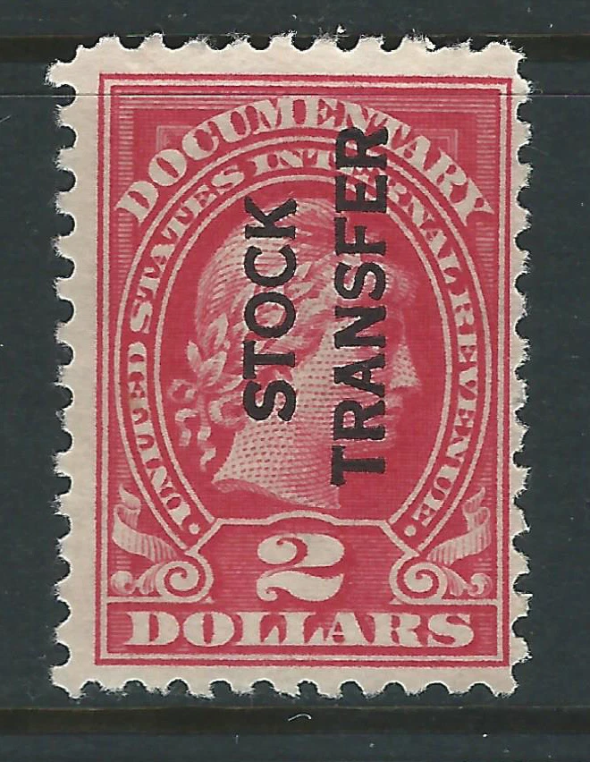 Bigjake: RD31, $2.00 Stock Transfer, unused, OG-HR - Image 1 of 1