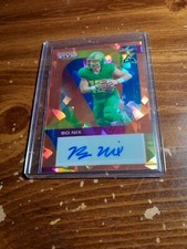 Bo Nix 2023 Leaf Vivid Rare ORANGE CRYSTALS BA-BN1 ARC #3/3 Oregon