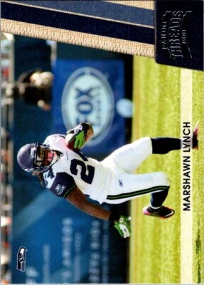 2011 Panini Threads 130 Marshawn Lynch Seattle Seahawks Football Card - Image 1 of 2
