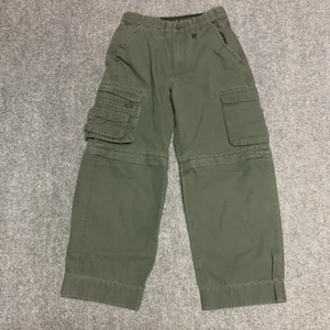 Boy Scouts Of America Convertible Zip Off Uniform Canvas Pants Youth Size 12 - Picture 1 of 7