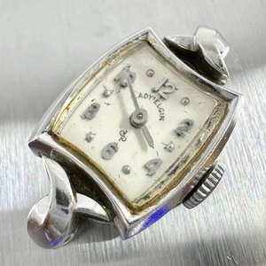 Vintage 14k White Gold Ladies Elgin Watch 4.7 Grams Of Solid Gold - Picture 1 of 5