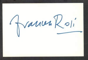 Francesco Rosi - Signed Autograph 4x6 Index Card - Italian Director - Picture 1 of 2