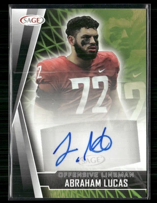 Abraham Lucas 2022 Sage Black Auto - Image 1 of 2
