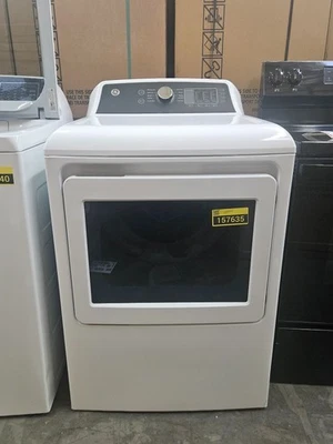 GE GTD58EBSVWS 27" Blanco 7,4 ft³ Secadora eléctrica de carga frontal ft NOB #157635 Foto 1 de 4
