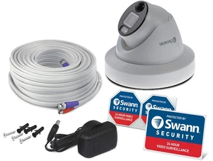 Swann PRO-4KDER CCTV Kamera 4K UHD Enforcer Dome Blinklicht DVR-5680 x 1 - Bild 1 von 9