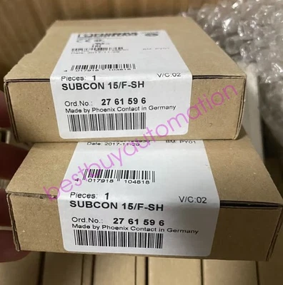 1pcs Phoenix Contact 2761596 D-SUB bus connector SUBCON 15/F-SH - Image 1 of 2