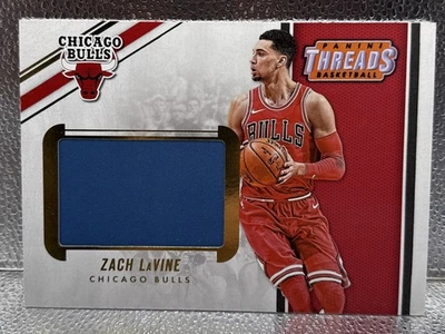2017-18 Panini Threads Zach LaVine 5x7 Patch Jersey Blue T-wolves Error - Image 1 of 2