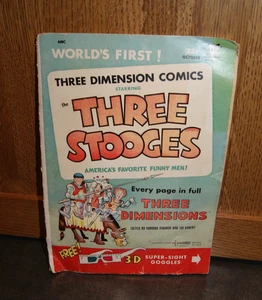Three Dimension Comics mit Three Stooges 2 1953 - Weltneuheit! - Bild 1 von 6