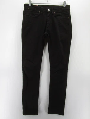 Pantalones de mezclilla Acne Studios para hombre 30X32 negros Max Stay negros ajustados rectos Bla Konst Foto 1 de 4