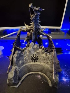 The Elder Scrolls V: Skyrim Collector's Edition Dragon Statue Alduin Base 2011 - Picture 1 of 4