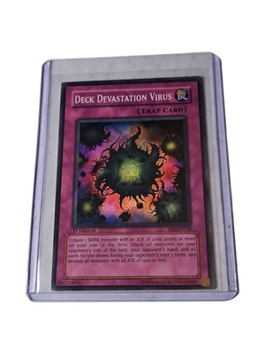🔥Yugioh deck devastation virus SUPER RARE Flaming Eternity FET-EN058 NM 1st Ed - Image 1 of 2