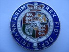 1818 GEORGE 111 HALF CROWN SIX COLOUR HAND ENAMELLED COIN