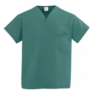 MEDLINE COMFORTEASE UNISEX SCRUB TOP/SM/648MJSS - Picture 1 of 1