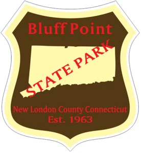 Bluff Point Connecticut State Park Sticker R6864 YOU CHOOSE SIZE - Picture 1 of 1