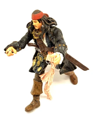 Фигурка 2006 Captain Jack Sparrow Pirates Of The Caribbean Zizzle 3 3/4 дюйма (J13) - Изображение 1 из 4