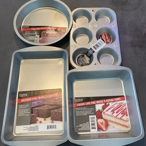 4 Piece Cooking Concepts Bakeware for Even Cooking Pie Muffin Cake Brownie - Picture 1 of 5