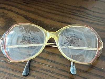 Vintage Valdottica Eyeglasses Style1634 Red & Yellow Oversized Women’s Frames - Image 1 of 4