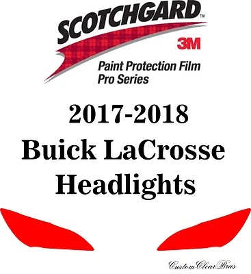 3M Scotchgard Paint Protection Film Pro Series Clear 2017 2018 Buick LaCrosse - Image 1 of 3
