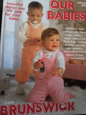 Brunswick Knitting Book Volume 841 Our Babies Vintage  - Image 1 of 4