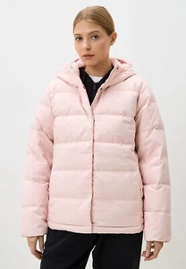 NWT $160 Adidas Helionic Hooded Down Jacket in Sandy Pink S - Picture 1 of 7