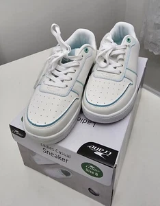 Crane Women's Ladies Casual Lace Up Sneaker White Size 8 New - Picture 1 of 5