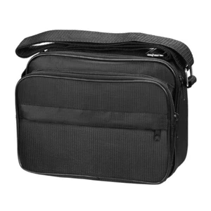 Black Canvas Tool Bag Shoulder Bag for Electricians and Carpentry Projects - Picture 1 of 8