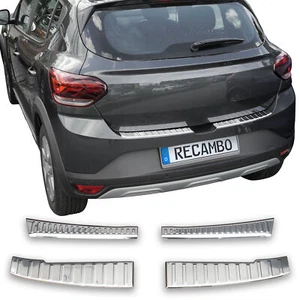 Ladekantenschutz Edelstahl innen + außen Chrom passend für Dacia Sandero ab 2021 - Afbeelding 1 van 11