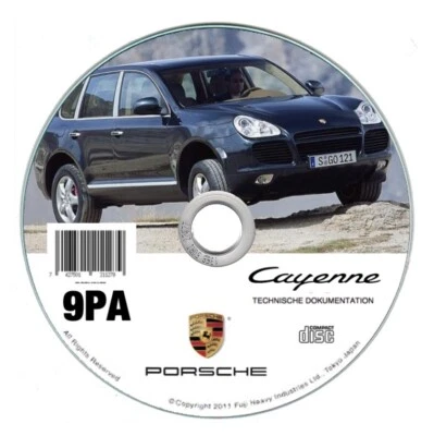 Porsche Cayenne 9PA (2003-2007) Manual De Taller Reparación En CD - Imagen 1 de 4