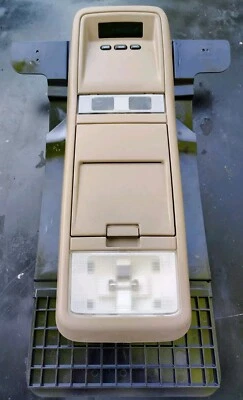 2003-2011 Crown Victoria Mercury Marquis Marauder Overhead Console Tan 03 11 Foto 1 de 4