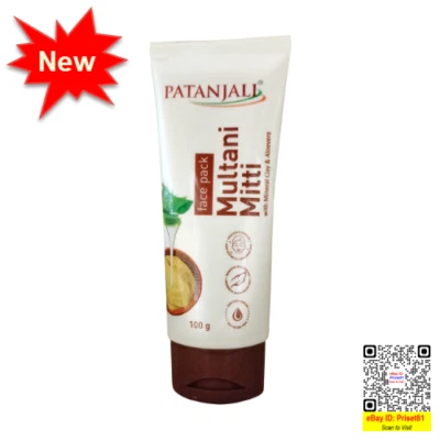 Paquete facial Patanjali Aloevera Multani Mitti - 100 gramos Foto 1 de 2