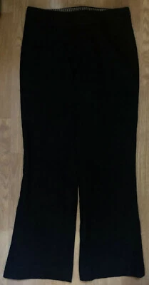 BANANA REPUBLIC Womens Black Lined Wool Blend Super Soft Bootcut Dress Pants sz6 - Image 1 of 4