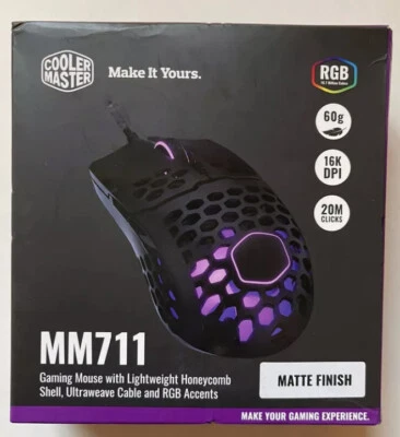 Cooler Master MM711 (MM711KKOL1) Wired Gaming Mouse - Image 1 of 4