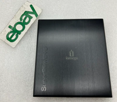 GENUINE Iomega Super Slim External CDRW/DVD Drive DVDRW8X-U Free Shipping - Image 1 of 4