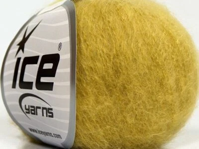 6-Skein Lot SuperKid Mohair Yarn superfine merino wool 6x25g/235m Olive Green - Image 1 of 4