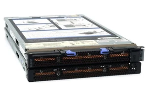 JS23-43-1SFF IBM BLADECENTER ESERVER JS43 4X POWER CPU 64GB RAM - Picture 1 of 7