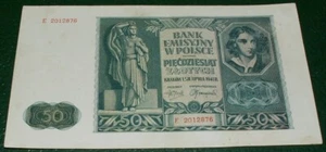 Poland - 50 złotych 1941 -- nice - Zdjęcie 1 z 2
