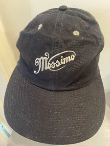 Vintage Mossimo Black Adjustable Hat Cap Made In Taiwan New Without Tag - Picture 1 of 11